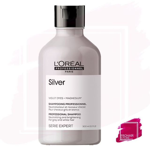 L'Oréal Serie Expert Silver Champú para Cabellos Grises o Blancos 300ml