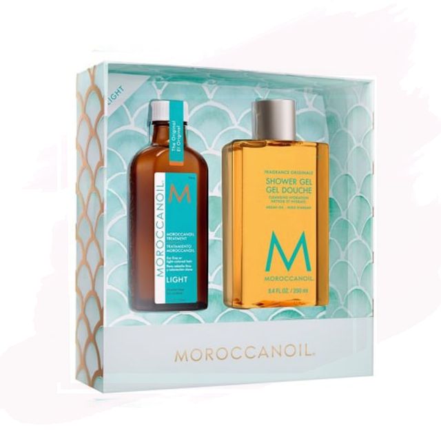 MoroccanOil Pack Treatment Aceite Light 100ml + Shower Gel 250ml*