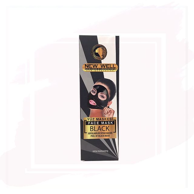 Naturface New Well Black Mask Peel Off (mascarilla Negra) Tubo100 Ml