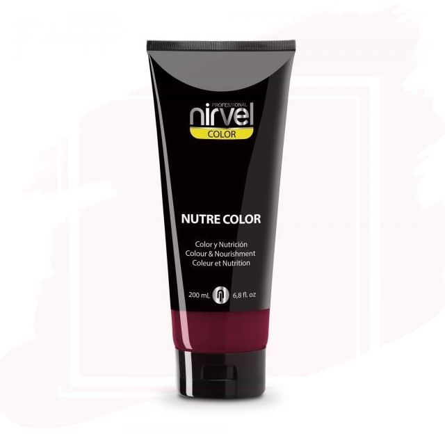 Nirvel Nutre Color Mascarilla de Color Rojo Granate 200ml