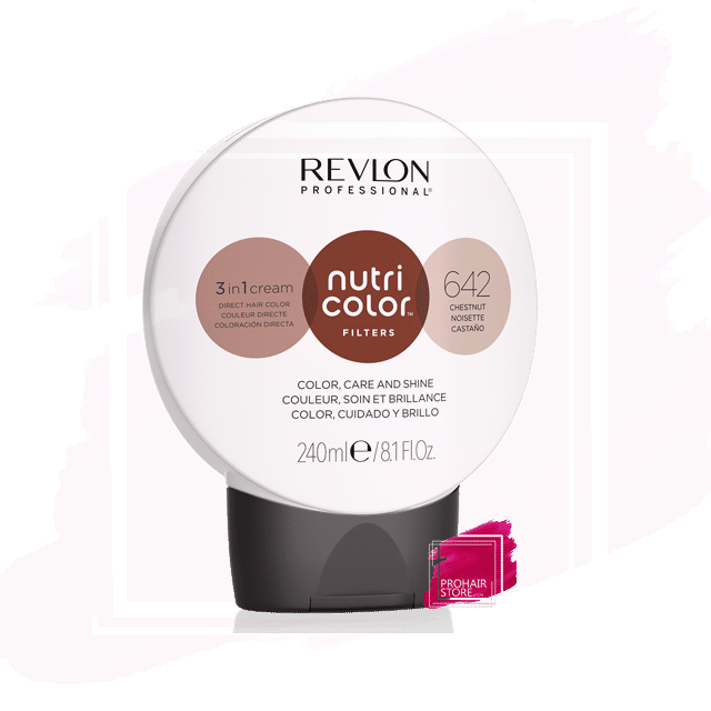 Revlon NutriColor Filters Mascarilla de Color 642 - Castaño 240ml