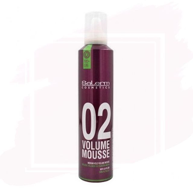 Salerm Pro.Line 02 Volume Mousse - Espuma Volumizante con Fijación Media 300ml