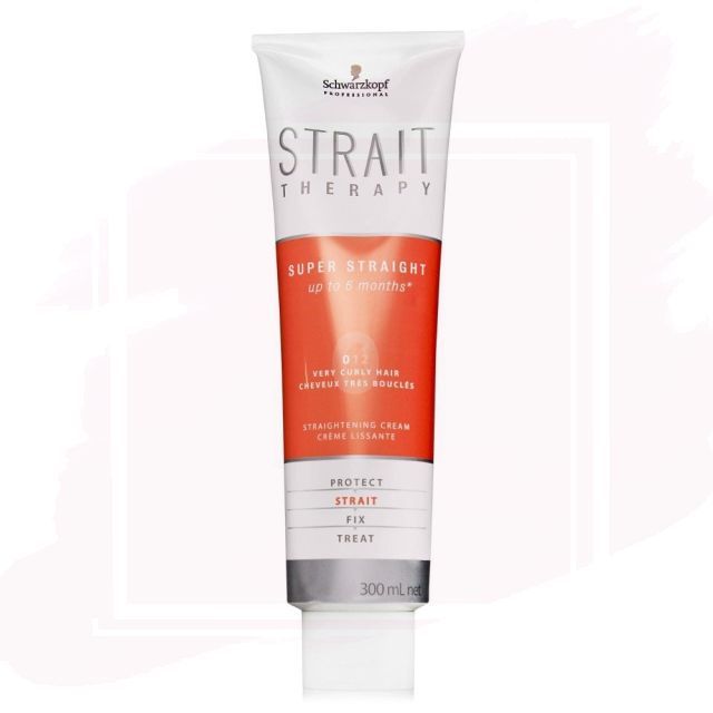 Schwarzkopf Strait Therapy Crema Alisadora - 0  para Cabellos Muy Rizados 300ml