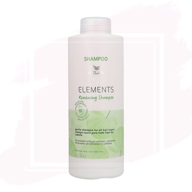 Wella Elements Renewing Champú Suave Hidratante Sin Sulfatos 1000ml