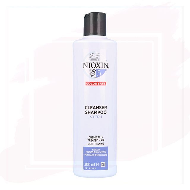 Wella Nioxin Clean Champú Sistema 5 Cabello Tratado Leve 300 ml