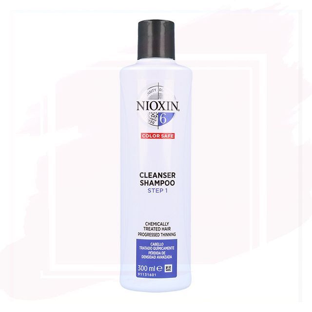 Wella Nioxin Clean Champú Sistema 6 Cabello Tratado Avanzado 300 ml