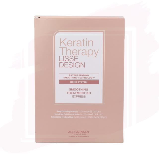 Alfaparf Keratin Therapy Lisse Design Smoothing Kit Express - Kit de Alisado 180ml