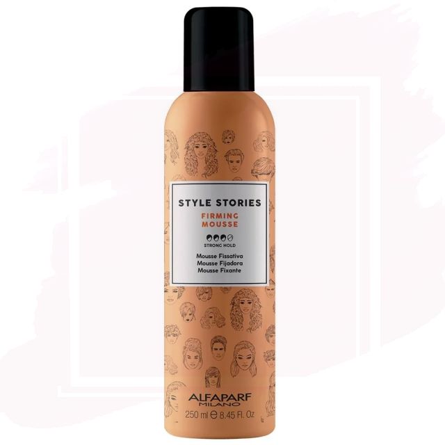 Alfaparf Style Stories Firming Mousse - Espuma de Fijación Fuerte 250ml