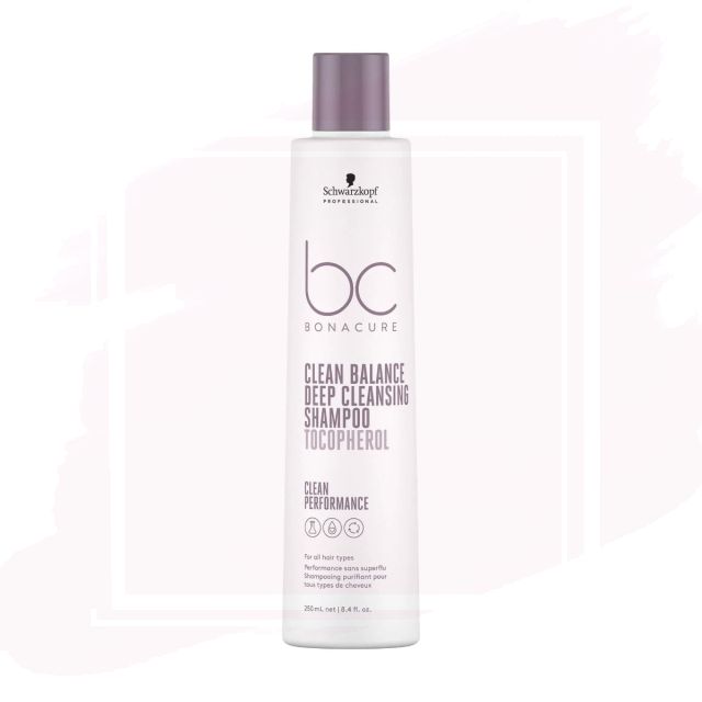 OUTLET Schwarzkopf Bonacure Clean Balance Tocopherol Champú Desintoxicante 250ml