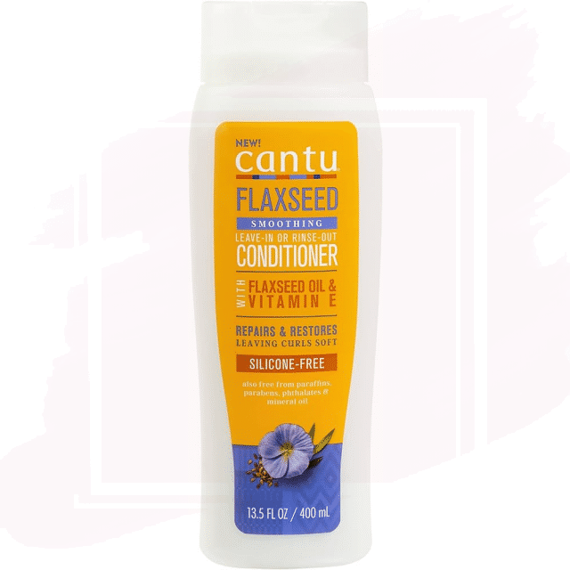 Cantu Flaxseed Smoothing Leave-In or Rinse-Out Tratamiento 400ml