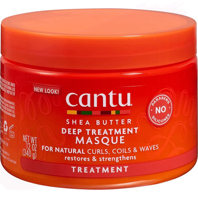 Cantu Shea Butter for Natural Hair Deep Treatment Masque para Rizos Naturales 355ml/340g