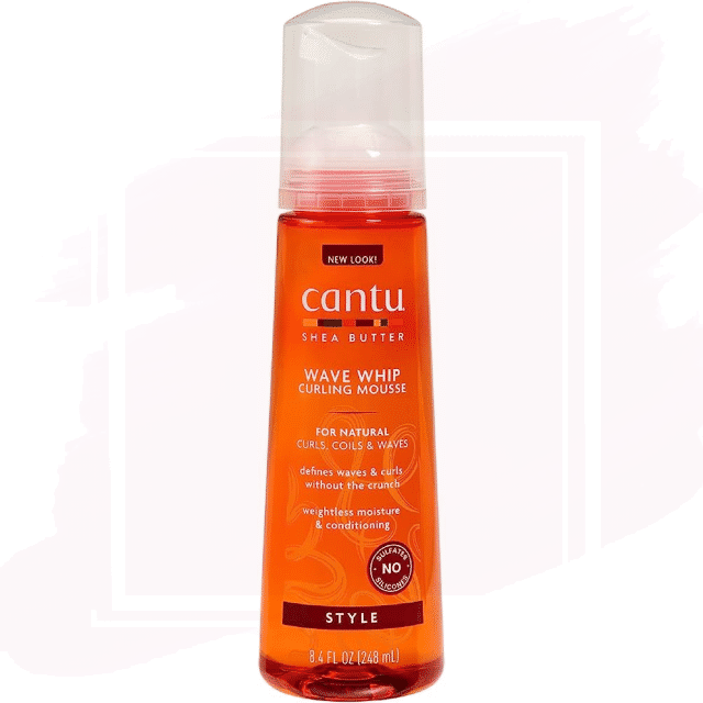 Cantu Shea Butter Wave Whip Mousse para Rizos Naturales 248ml