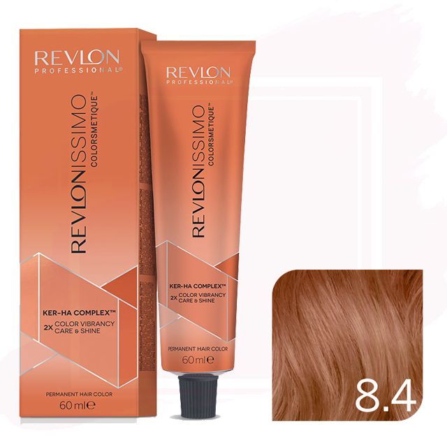 Revlonissimo Colorsmetique Tinte Permanente 8.4 - Rubio Claro Cobrizo 60ml