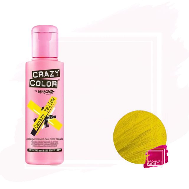 Crazy Color Tinte Semipermanente 49 - Canary Yellow 100ml