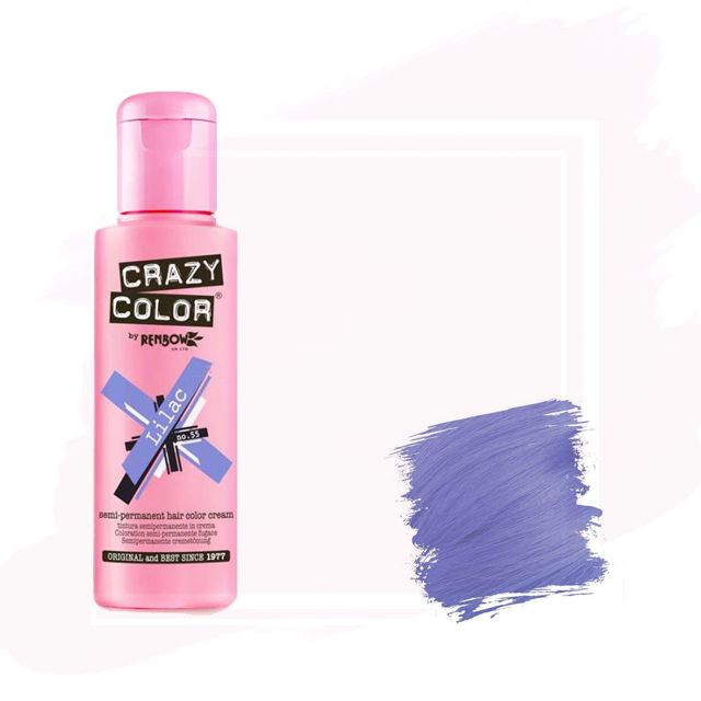 Crazy Color Tinte Semipermanente 55 - Lilac 100ml