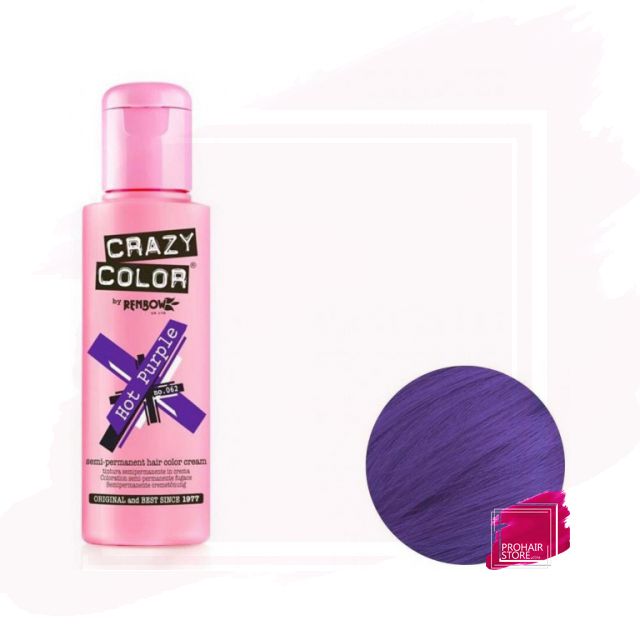 Crazy Color Tinte Semipermanente 62 - Hot Purple 100ml