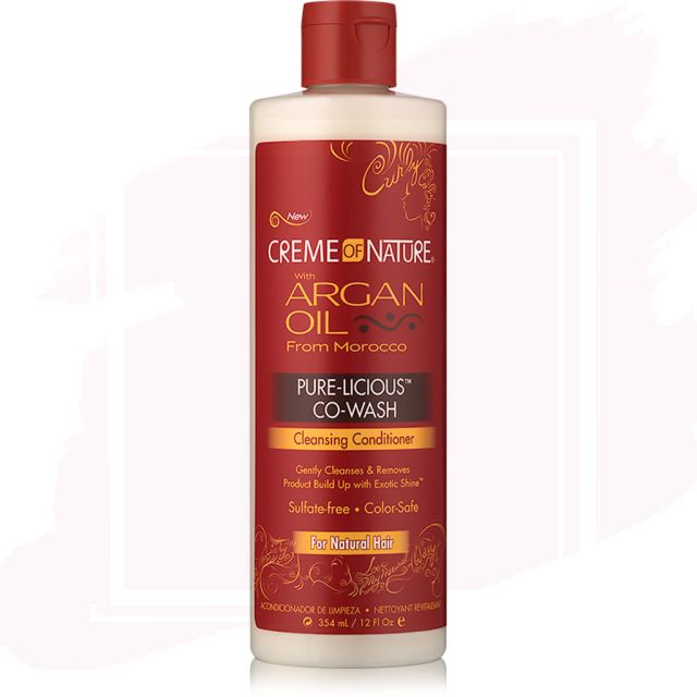 Creme of Nature Argan Oil Pure-Licious Co-Wash Cleansing Conditioner 354ml