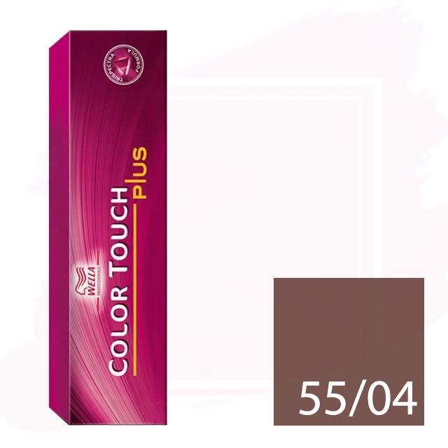 OUTLET Wella Color Touch Plus Tinte 55/04 - Castaño Claro Intenso Cobrizo 60ml