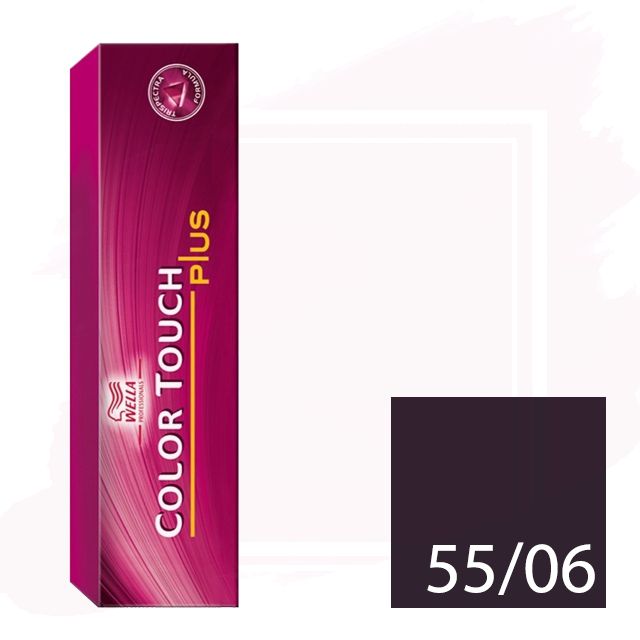 OUTLET Wella Color Touch Plus Tinte 55/06 - Castaño Claro Intenso Violeta 60ml