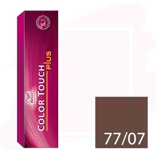 Wella Color Touch Plus Tinte 77/07 - Rubio Medio Natural Marrón 60ml