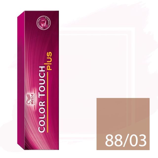 Wella Color Touch Plus Tinte 88/03 - Rubio Claro Natural Dorado 60ml