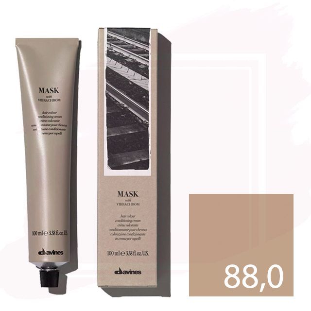 Davines Mask With Vibrachrom Tinte 88.0 - Rubio Claro Intenso Natural