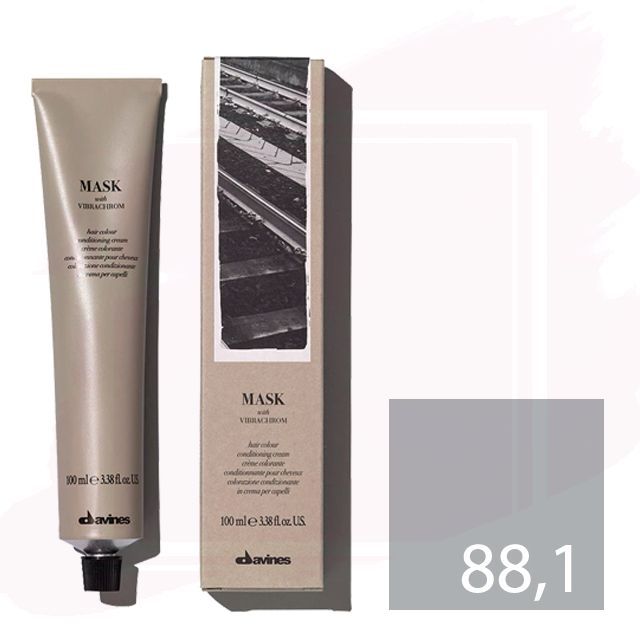 Davines Mask With Vibrachrom Tinte 88.1 - Rubio Claro Intenso Ceniza