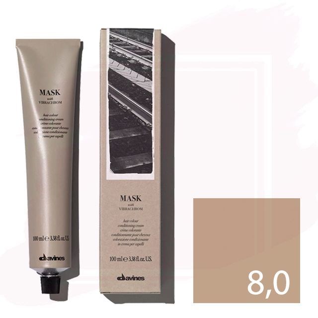 Davines Mask With Vibrachrom Tinte 8.0 - Rubio Claro Natural