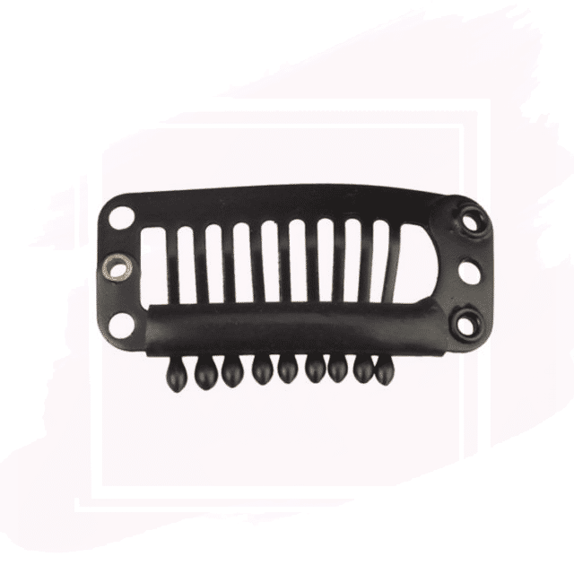 Eurostil Clips Grandes para Extensiones 3,2cm Negro (bolsa 50 ud) 02924/50