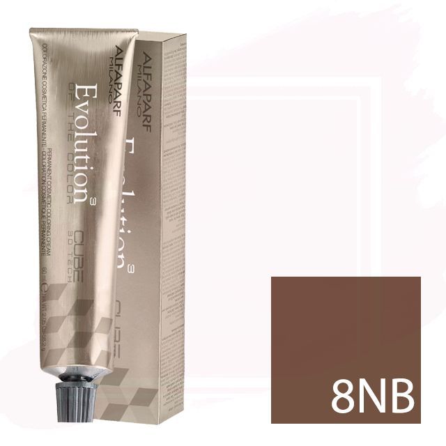 Alfaparf Evolution Tinte Permanente 8NB - Rubio Claro Natural Cálido 60ml