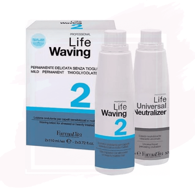 Farmavita Life Waving Permanente nº2 para Cabellos Sensibilizados 110ml (Líquido + Neutralizante)