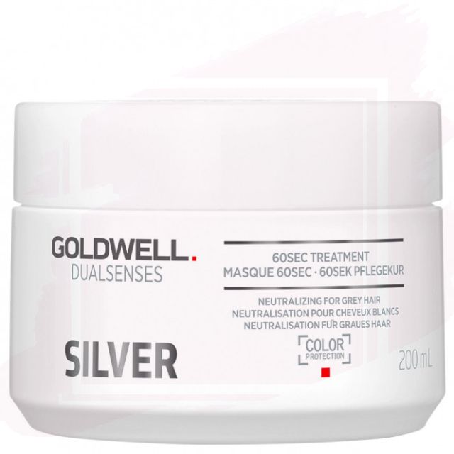 Goldwell Dualsenses Silver 60sec Treatment para Cabellos Grises o Blancos 200ml