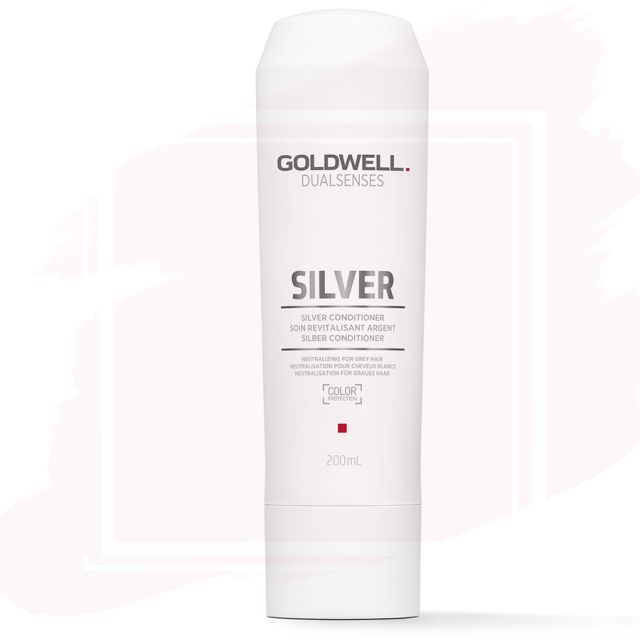 Goldwell Dualsenses Silver Acondicionador Neutralizante para Cabellos Grises o Blancos 200ml