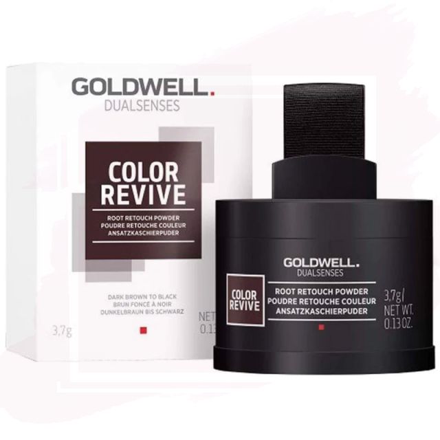 Goldwell Dualsenses Color Revive Polvo Retocador de Raíces - Castaño Oscuro 3,7g