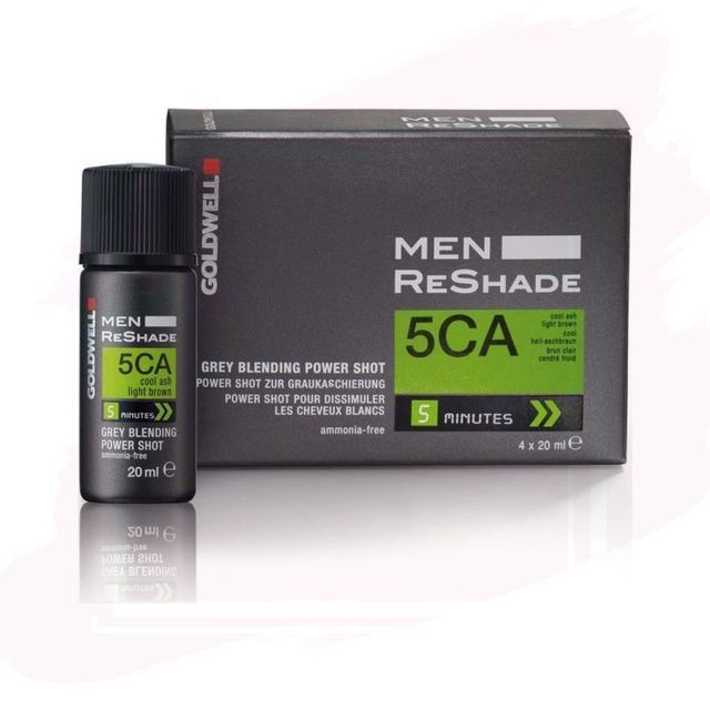 Goldwell Men Reshade Tinte 5CA - Ceniza fría marrón claro 4x20ml