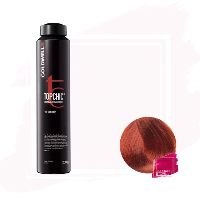 Goldwell Topchic Depósito Tinte 8N@KK - Rubio Claro Cobrizo Intenso