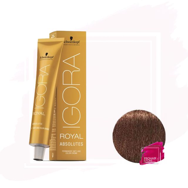 Schwarzkopf Igora Royal Absolutes Tinte 6-60 - Rubio Oscuro Marrón Natural 60ml