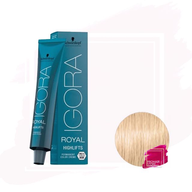 Schwarzkopf Igora Royal Highlifts Tinte Permanente 10-4 - Rubio Platino Beige 60ml