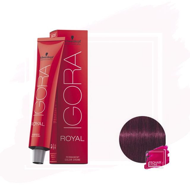 Schwarzkopf Igora Royal Tinte Permanente 6-99 - Rubio Oscuro Violeta Intenso 60ml