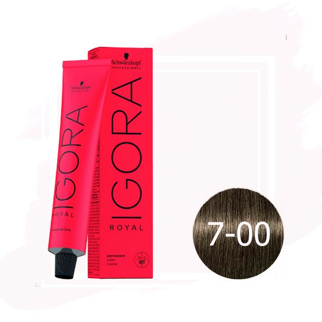 Schwarzkopf Igora Royal Tinte Permanente 7-00 - Rubio Medio Natural Intenso 60ml