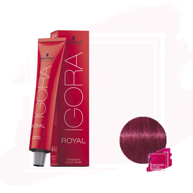 Schwarzkopf Igora Royal Tinte Permanente 9-98 - Rubio Muy Claro Violeta Rojo 60ml