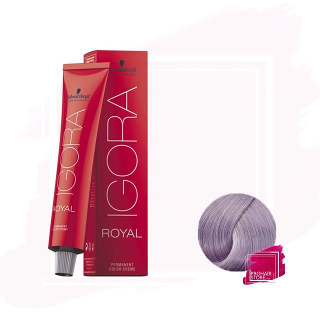 Schwarzkopf Igora Royal Tinte Permanente 0-11 - Corrector Antiamarillo (Mezcla Plata) 60ml