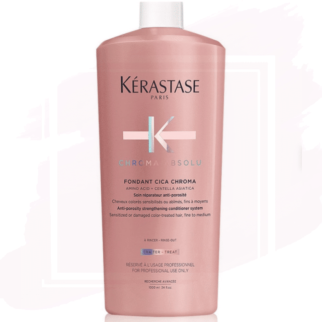 Kérastase Chroma Absolu Fondant Cica Chroma Acondicionador Reparador 1000ml