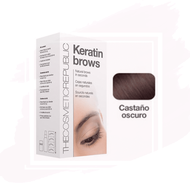 The Cosmetic Republic Keratin Brows Castaño Oscuro