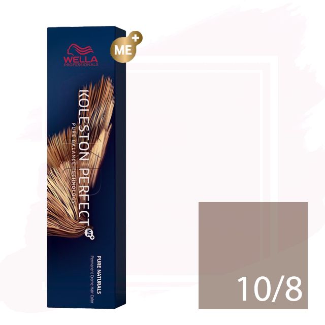 Wella Koleston Perfect Me+ Tinte 10/8 - Rubio Súper Claro Perla 60ml