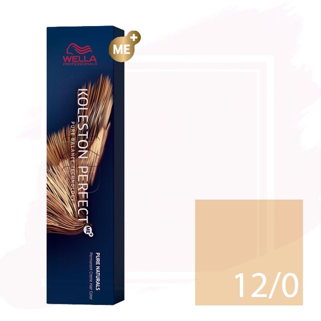 Wella Koleston Perfect Me+ Tinte 12/0 - Súperaclarante Rubio Natural 60ml