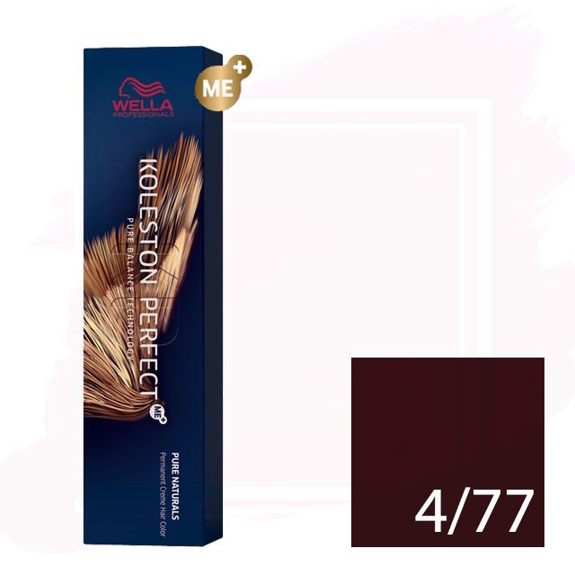 Wella Koleston Perfect Me+ Tinte 4/77 - Castaño Medio Marrón Intenso 60ml