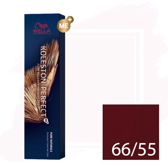 Wella Koleston Perfect Me+ Tinte 66/55 - Rubio Oscuro Intenso Caoba Intenso 60ml