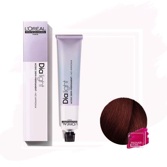 OUTLET L'Oréal Dialight Tinte 4.65 - Castaño Rojo Caoba 50ml**