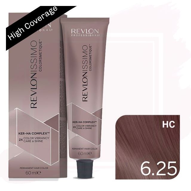 Revlonissimo Colorsmetique High Coverage Tinte HC6.25 - Rubio Oscuro Chocolate 60ml